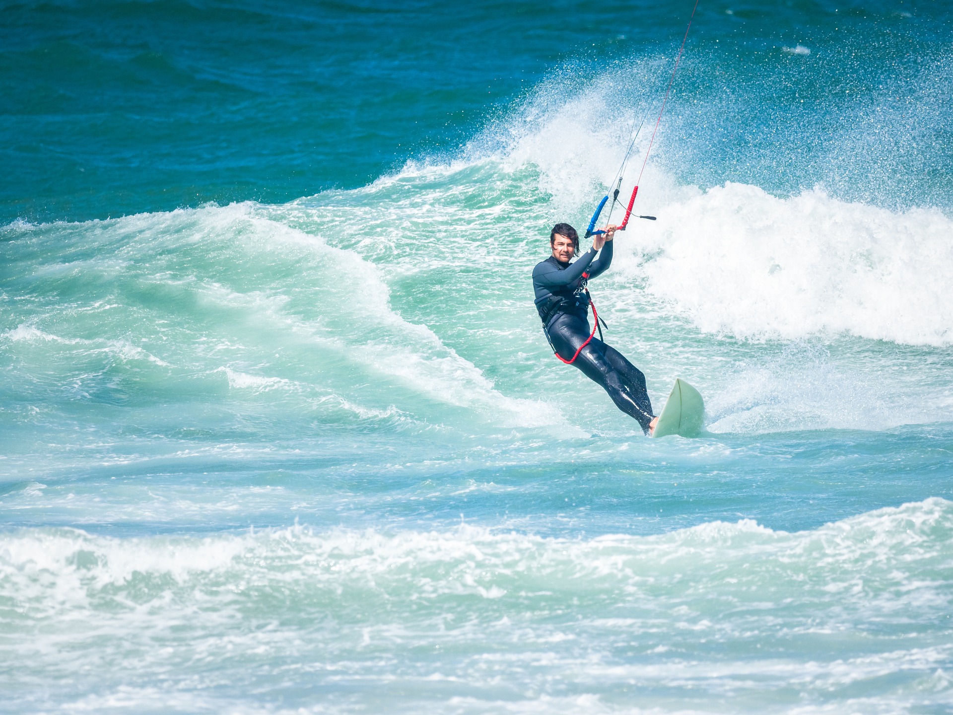avventura di sci d'acqua