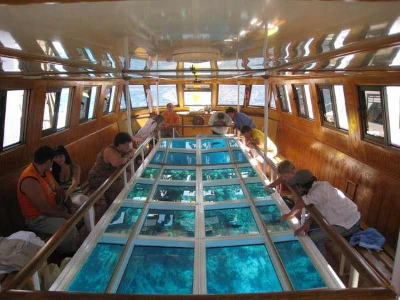 barca con il fondo di vetro sharm el sheikh escursioni