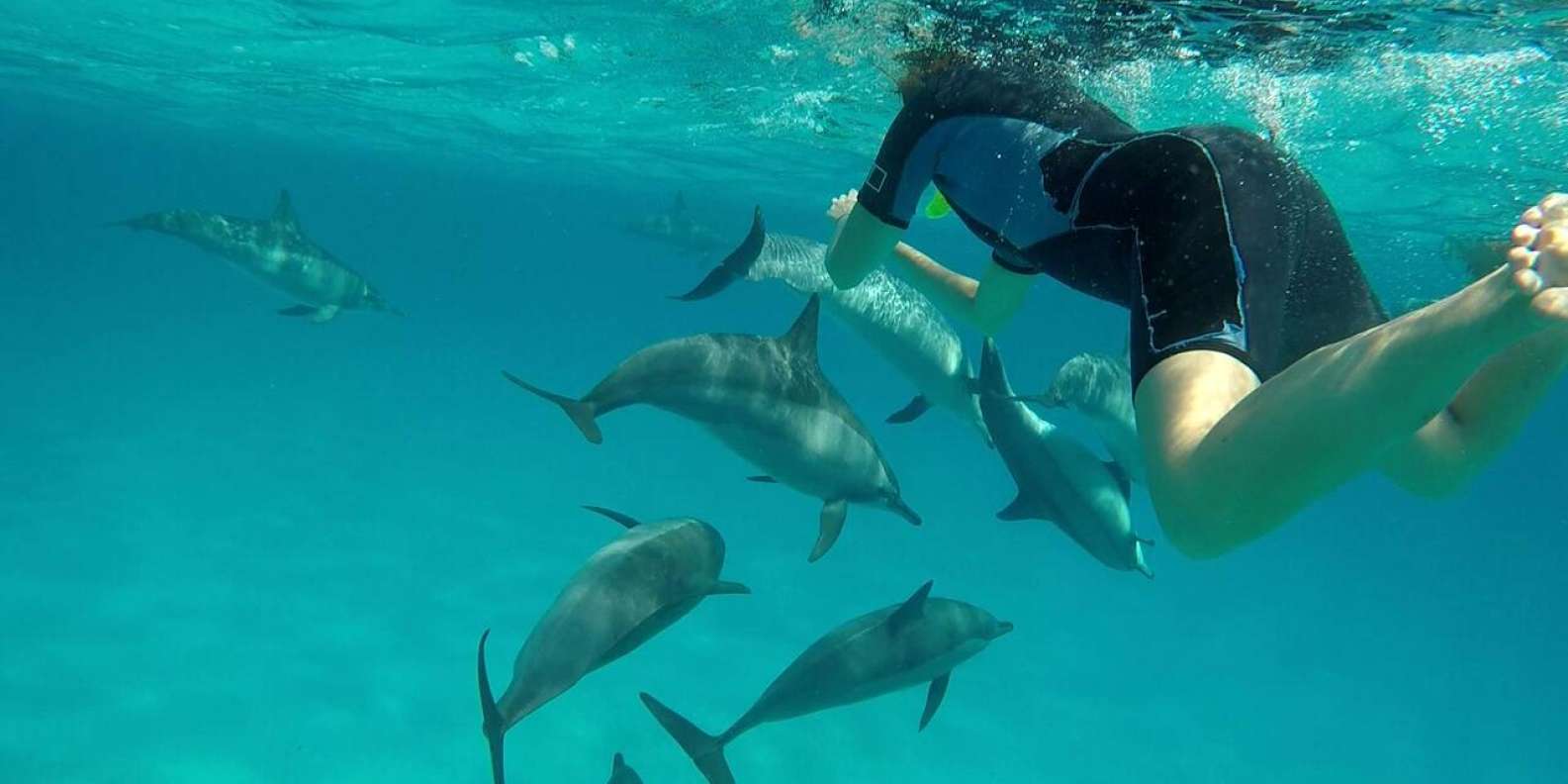 Arrivo al porto di Hamata