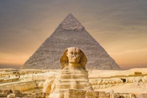 Sfinge Egitto - Sfinge ricostruzione